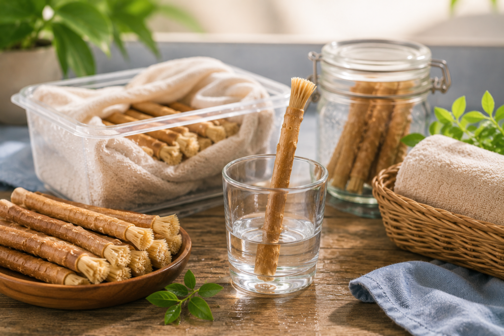 Best way to keep fresh miswak