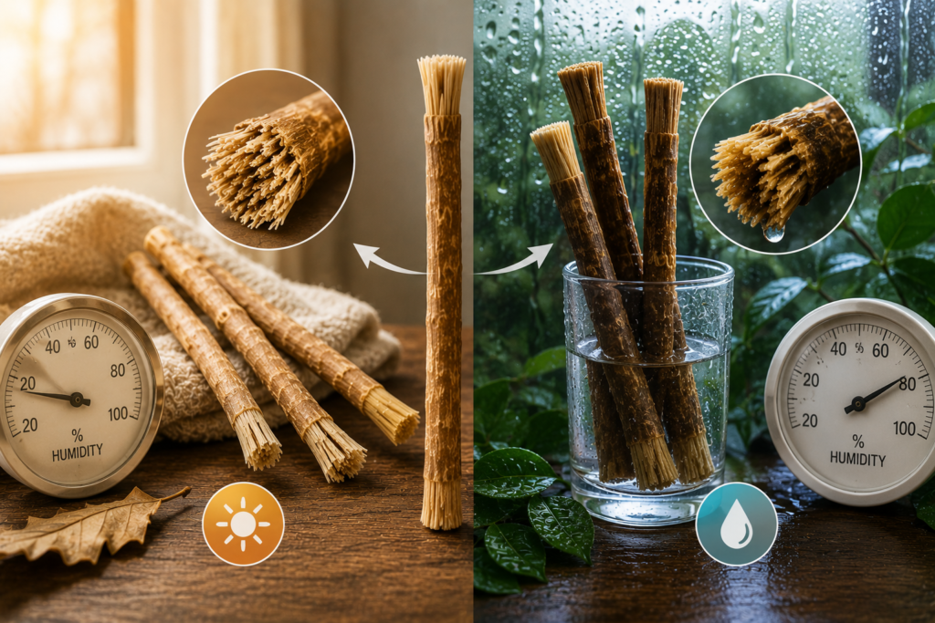 Dry Vs Wet Miswak