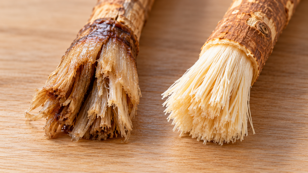 boiled vs fresh miswak tip